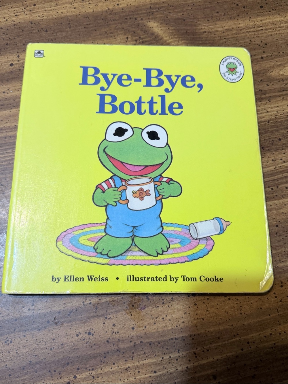 Bye-Bye, Bottle Kermit Hardcover Book - Yellow Cover